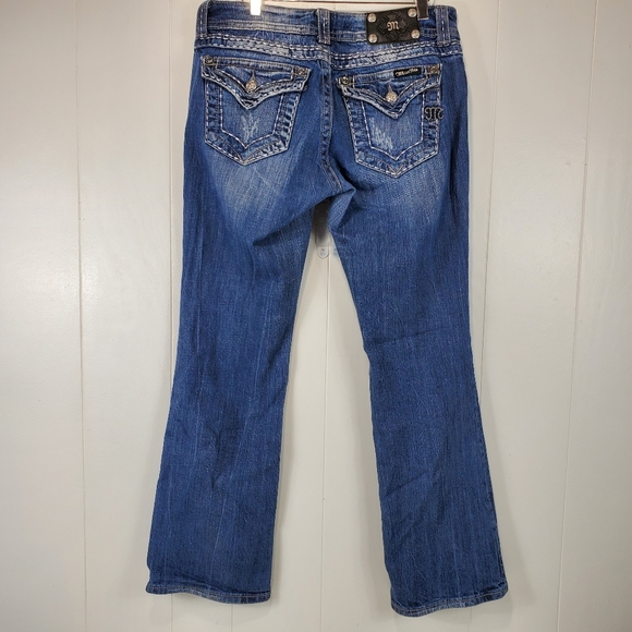 Miss me boot cut bling jeans size 28 - Picture 7 of 11